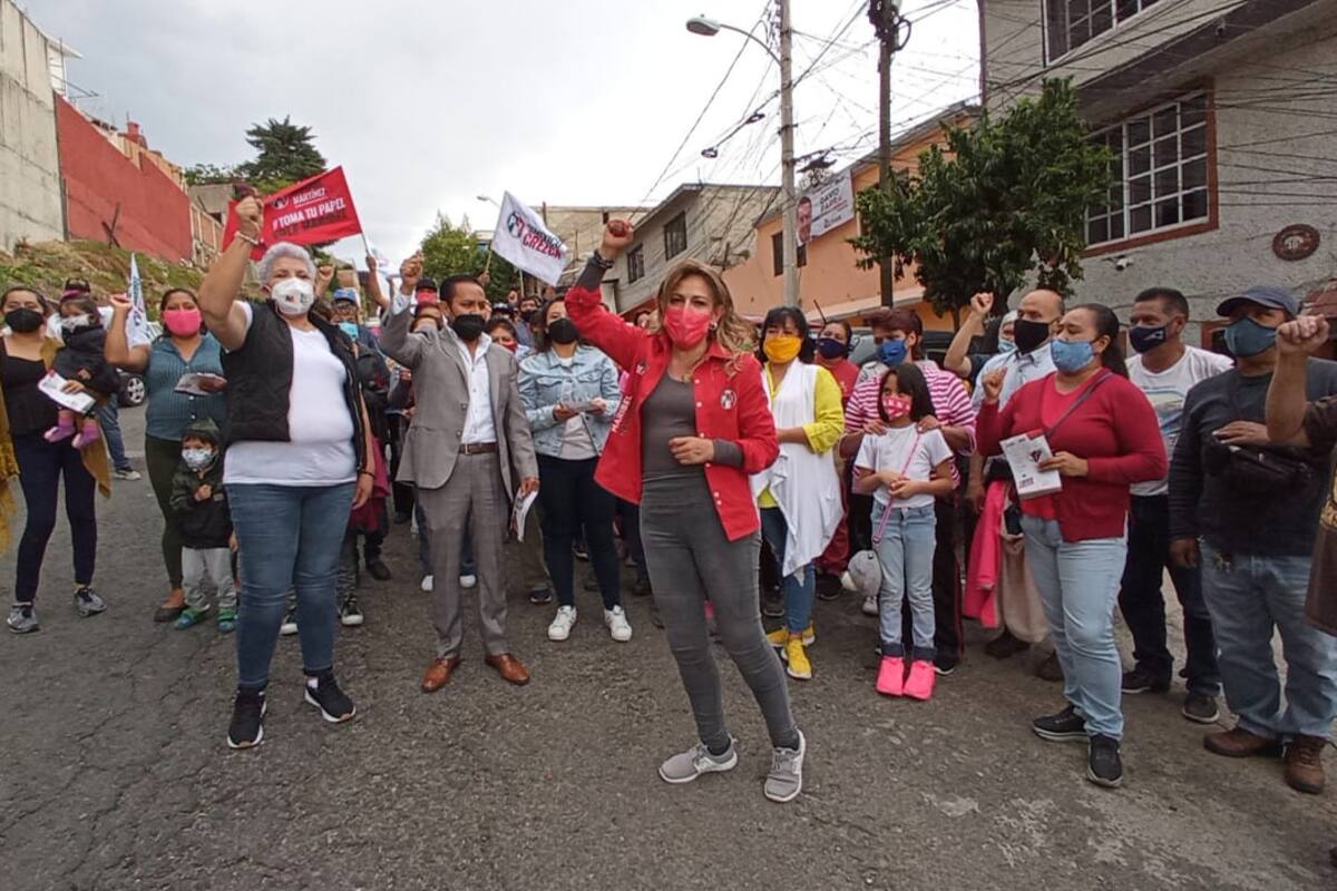Atacan con pintura a candidata del PRI en Naucalpan