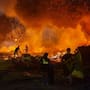 Incendio en tarimera moviliza a bomberos en Maclovio Rojas