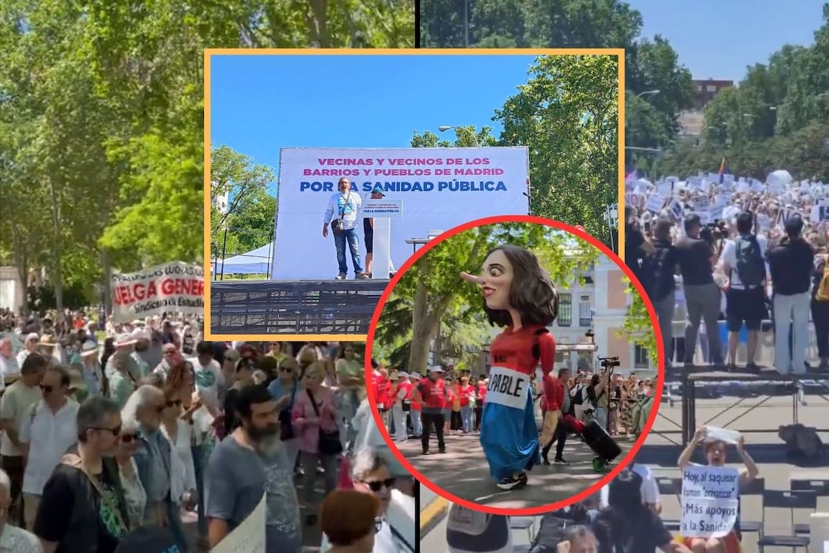 Madrid en pie de guerra: Miles exigen el fin de la privatización de la sanidad pública