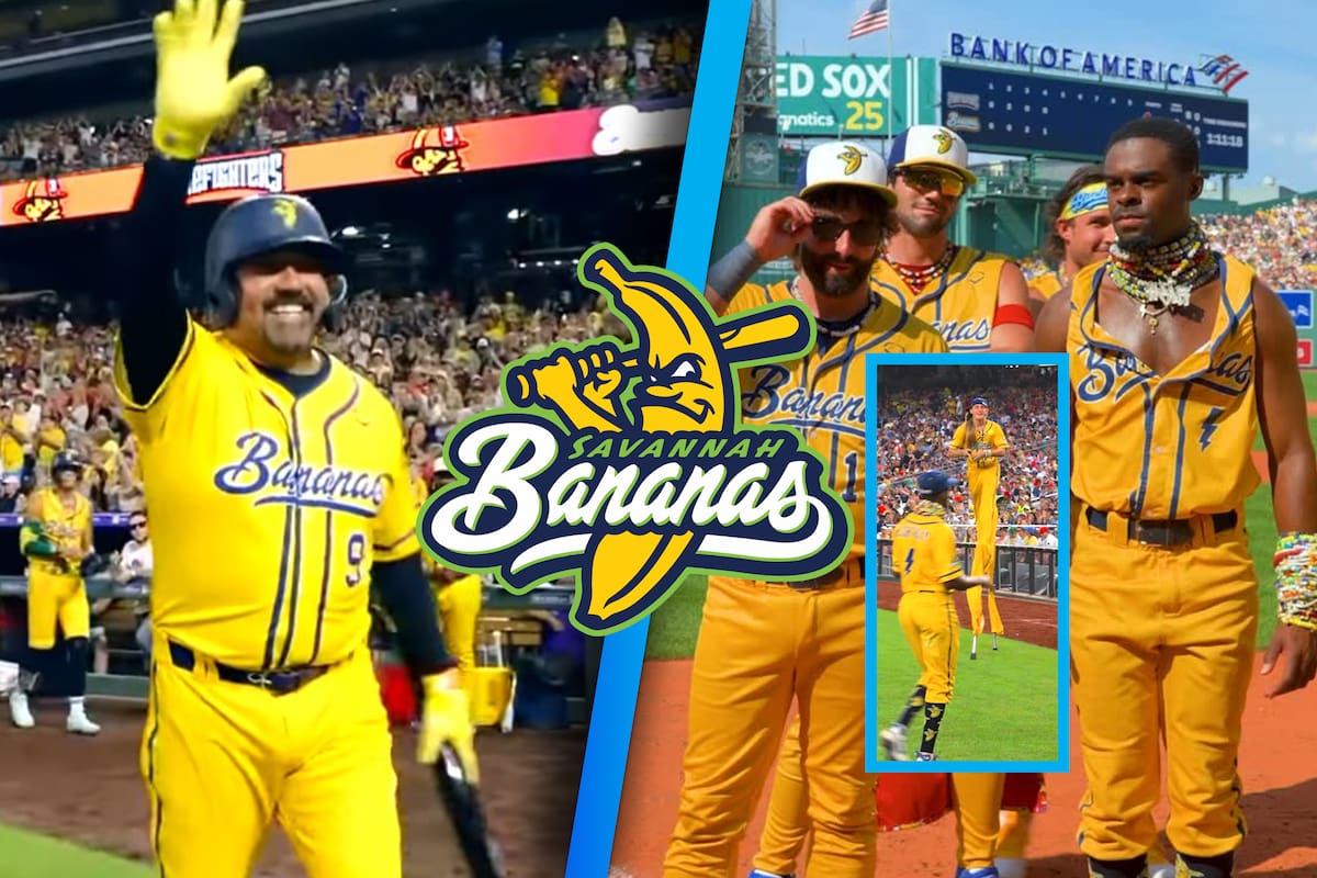 Vinicio Castilla debuta con las Savannah Bananas, el equipo viral que juega “beisbol loco”; ¡Así se juega el ‘Banana Ball’!