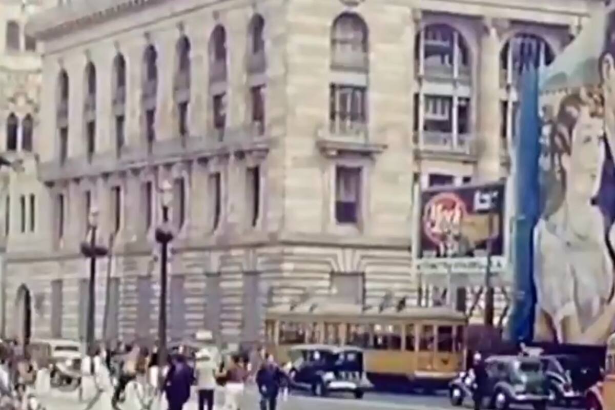 Así se veía la Ciudad de México a todo color, en los años 30's