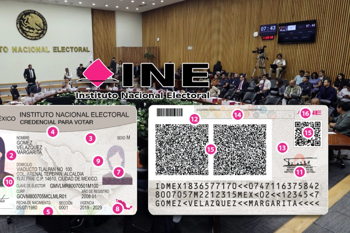 Así será la nueva credencial para votar del INE: Qué cambia, qué se queda y a partir de cuándo tendrás que actualizarla
