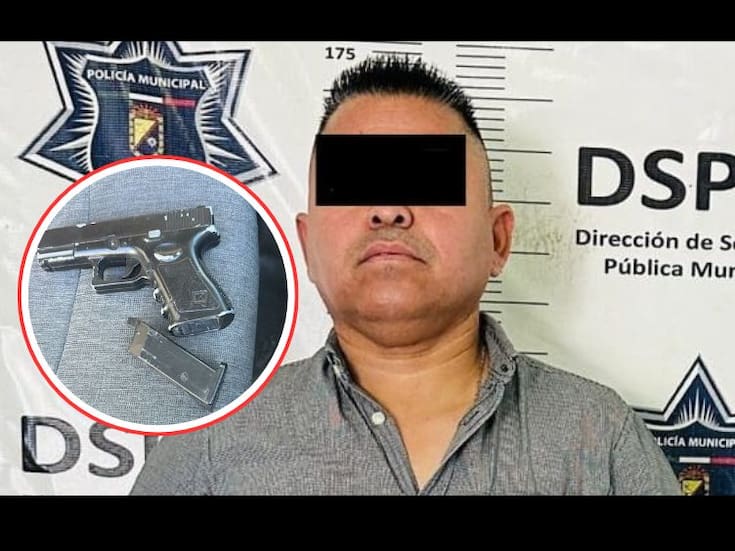 Automovilista detenido por amenazar a mujer con una pistola falsa en Valle del Pedregal