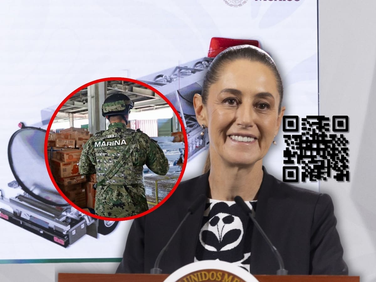 México usará QR y GPS para frenar el huachicol fiscal. | Crédito: Presidencia/El Universal