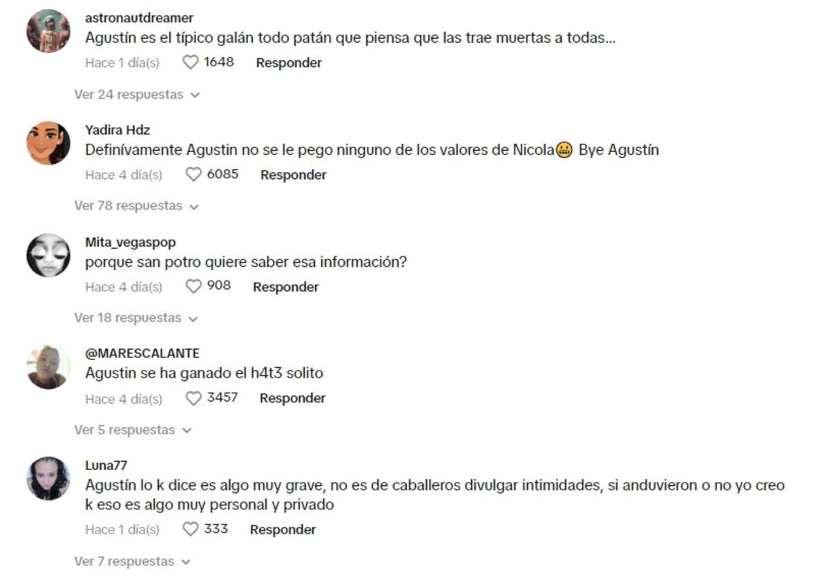 Critican a Agustín Fernández / Cuenta de TikTok: @caballerodeltiktok