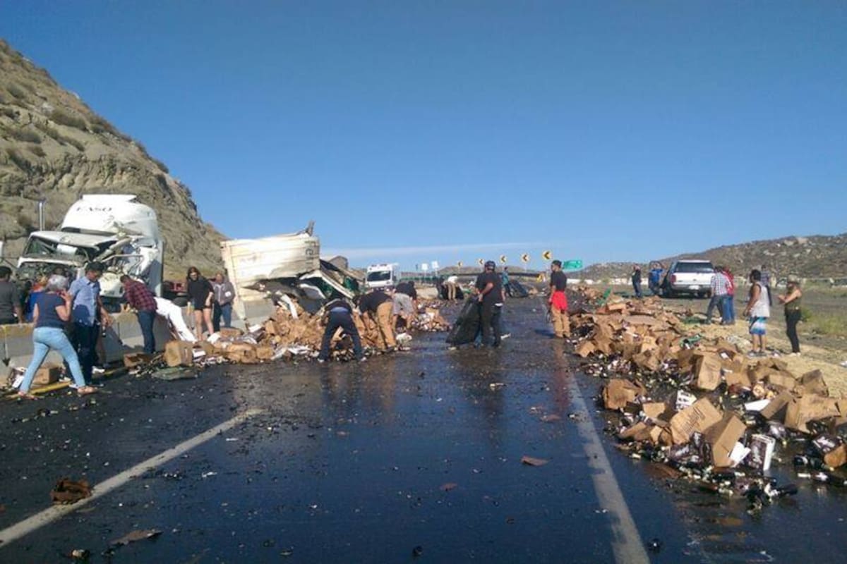 Señalan transportistas disminución de rapiña en La Rumorosa