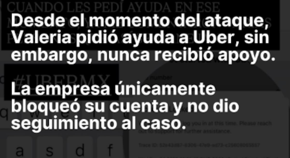 La cuenta de la joven fue bloqueada, o al menos eso asegura.