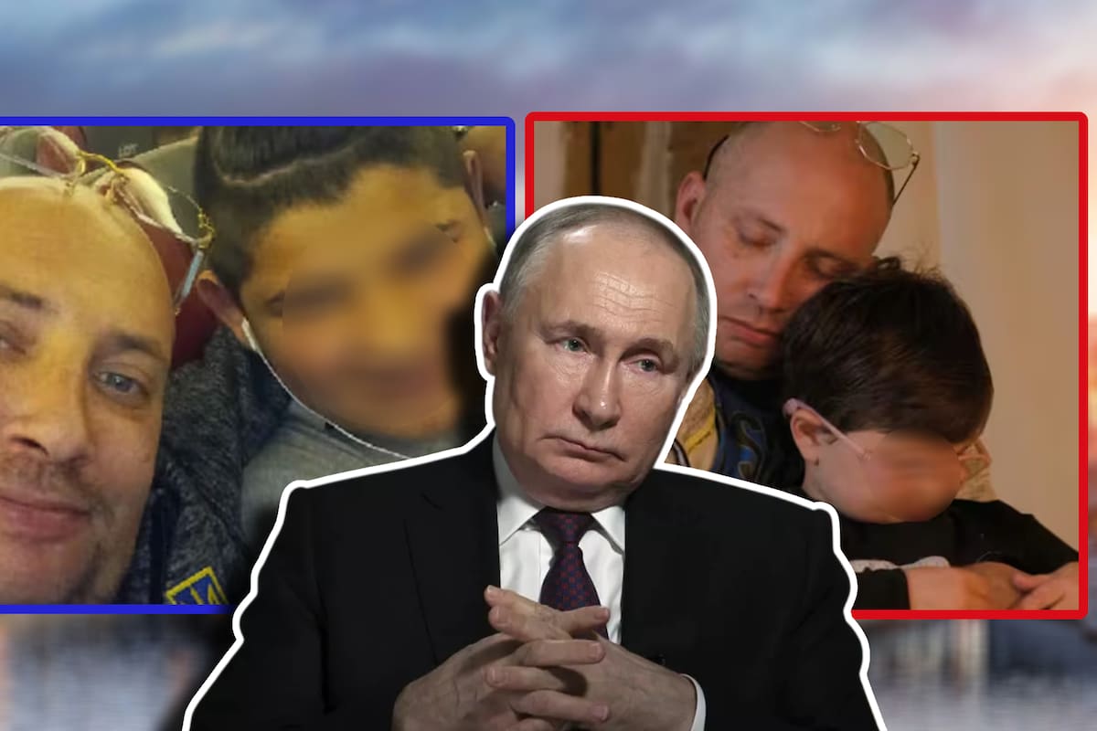 Un padre lucha por salvar a sus hijos al enterarse que estan secuestrados en Rusia para utilizarlos como arma de guerra