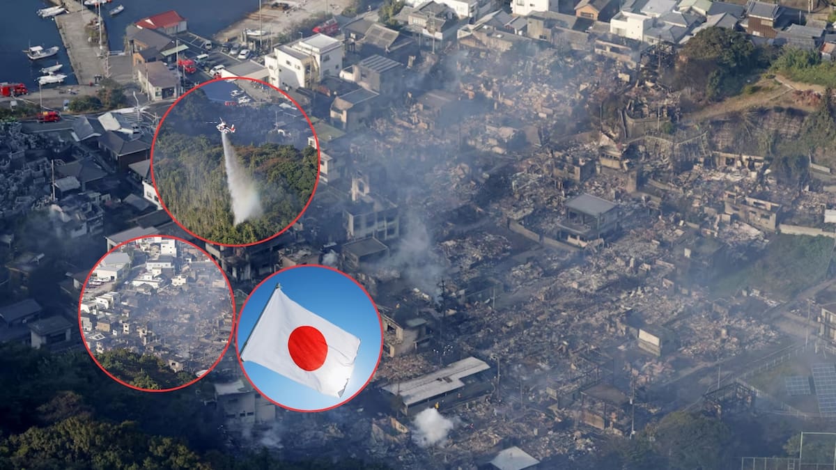 Incendio en el sur de Japón arrasa más de 170 edificios