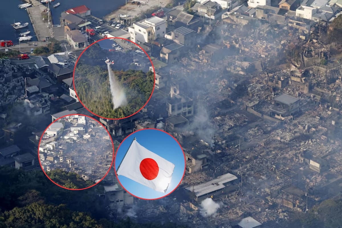 Incendio en el sur de Japón arrasa más de 170 edificios