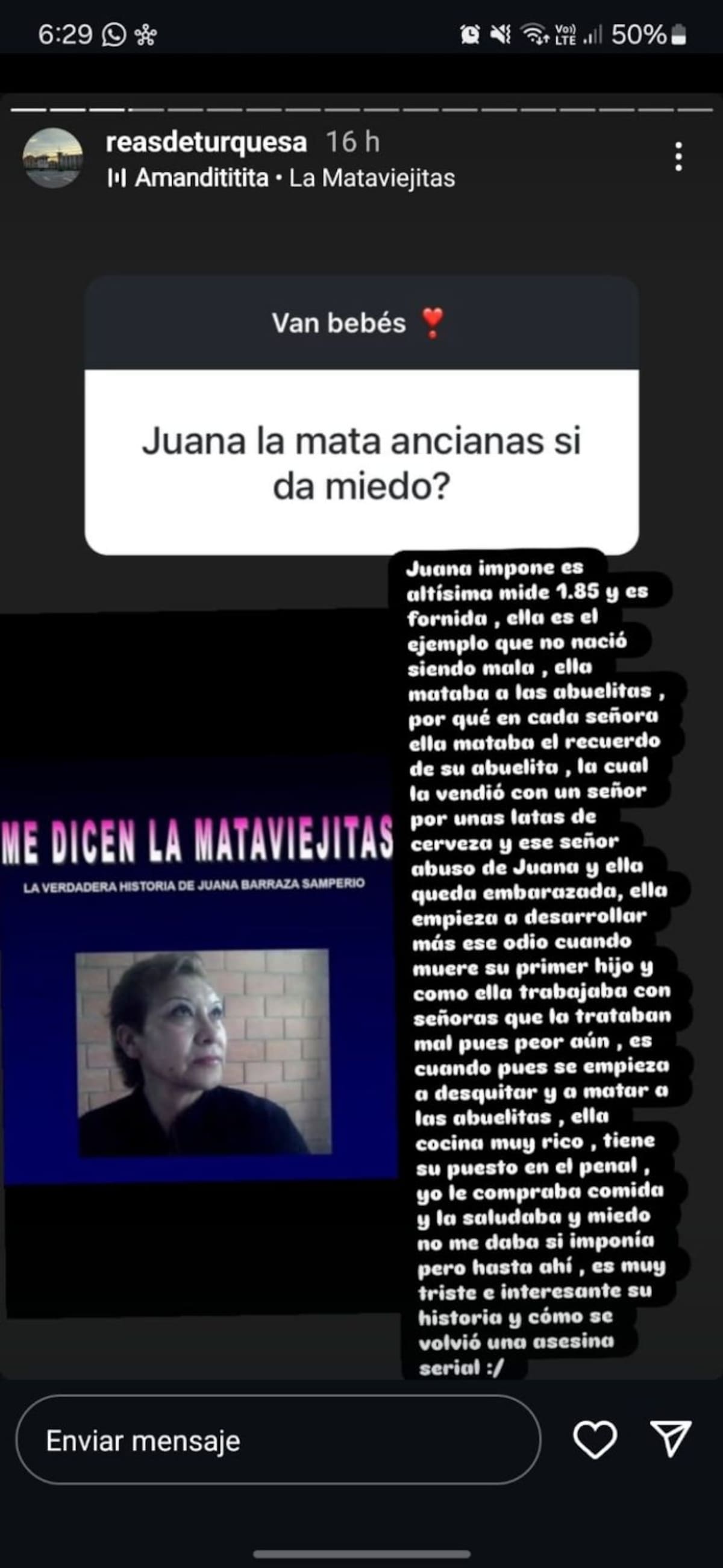 Juana Barraza, “La Mataviejitas”. Foto: Instagram @reasdeturquesa