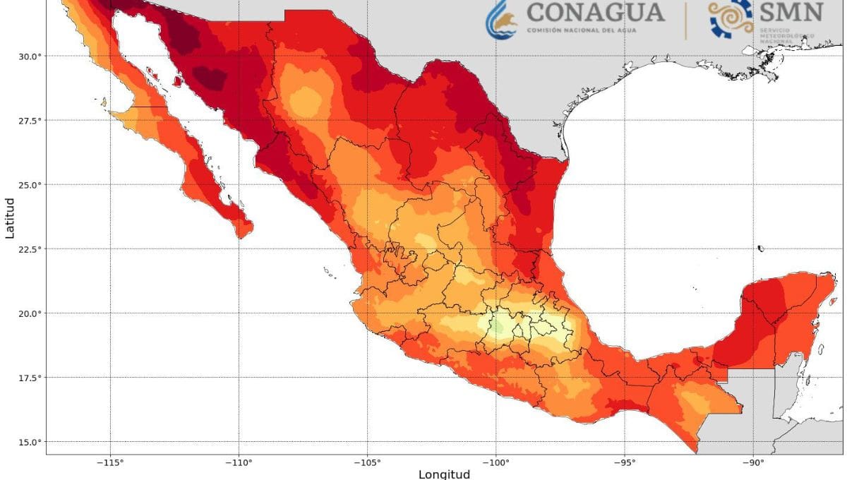 Sistema de alta presión provocará calor extremo y desplazará las lluvias hacia la Sierra Oriental de Sonora.