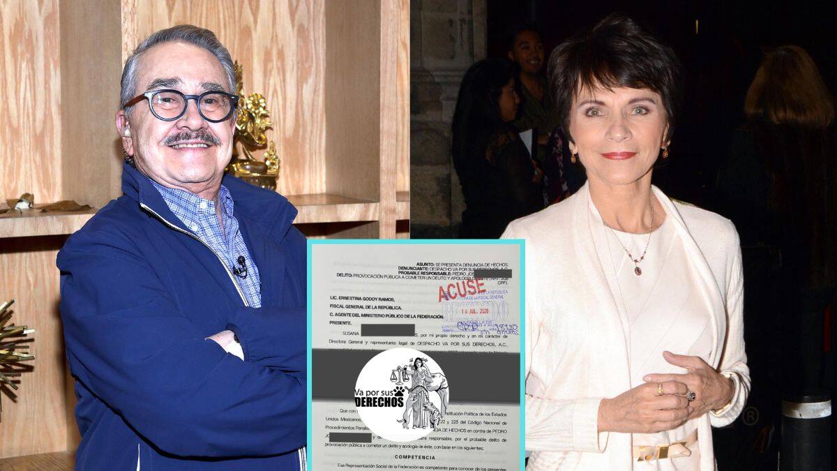 Despacho “Va por sus Derechos” presenta denuncia contra Pedro Sola y Pati Chapoy ante la FGR por presunta apología del maltrato animal