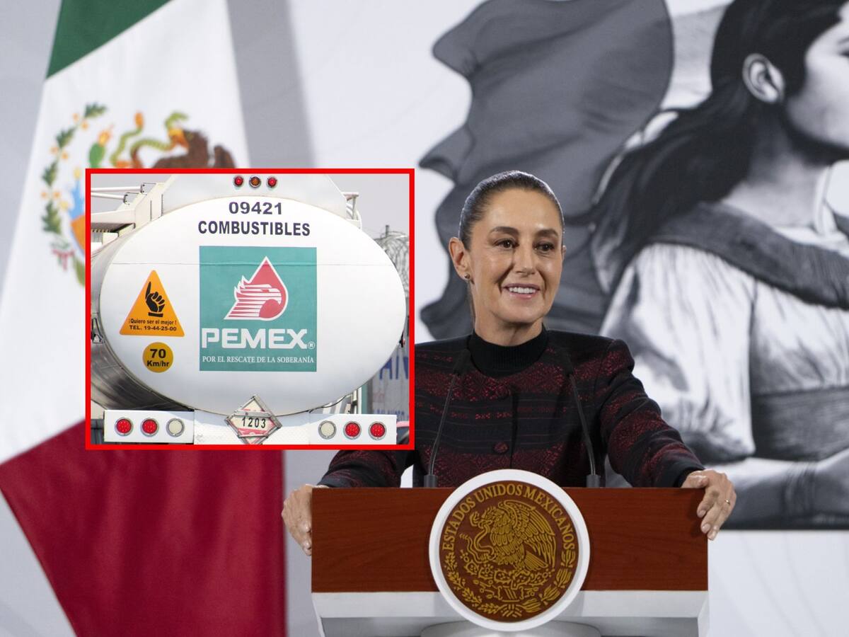 Gobierno va por 16 mmdp de huachicol fiscal: Sheinbaum anuncia control total de gasolina. Crédito: Presidencia/Banco digital GH