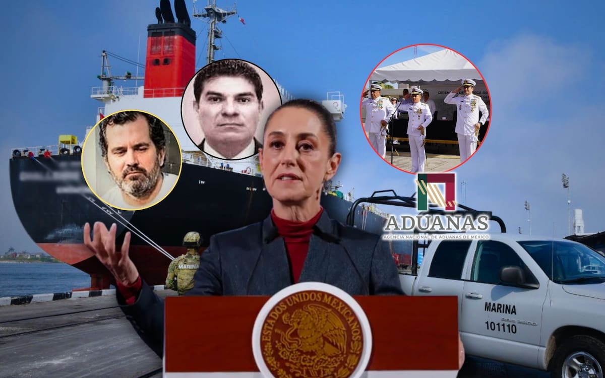 La ofensiva de Sheinbaum contra el huachicol fiscal suma detenciones y controles en aduanas, mientras Fernando Farías avanza hacia México y el Capitán Sol obtiene un nuevo revés para la Fiscalía. Foto: Especial