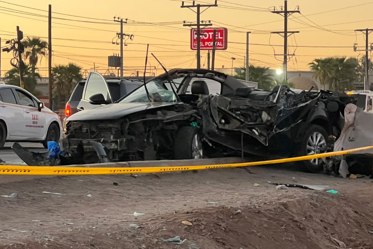 Joven de 23 años muere tras chocar contra un tráiler en la carretera a San Felipe