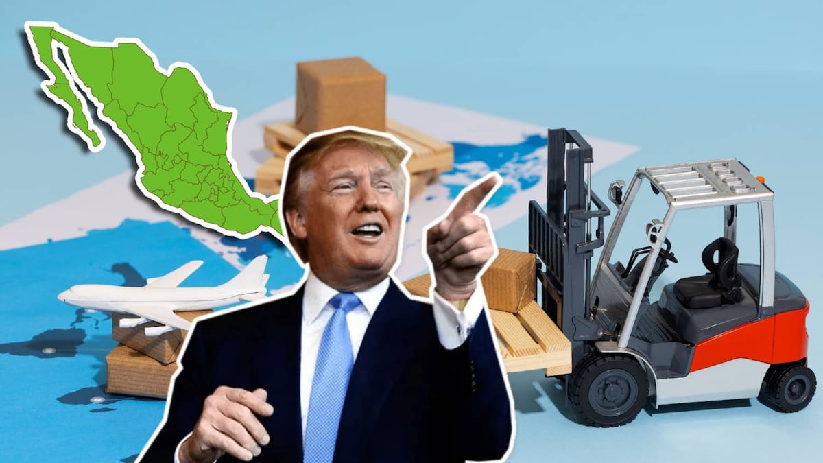 Mientras Donald Trump aplica aranceles y las tensiones comerciales aumentan, exportaciones mexicanas rompen récord en 2025