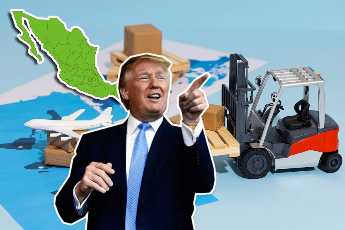 Mientras Donald Trump aplica aranceles y las tensiones comerciales aumentan, exportaciones mexicanas rompen récord en 2025