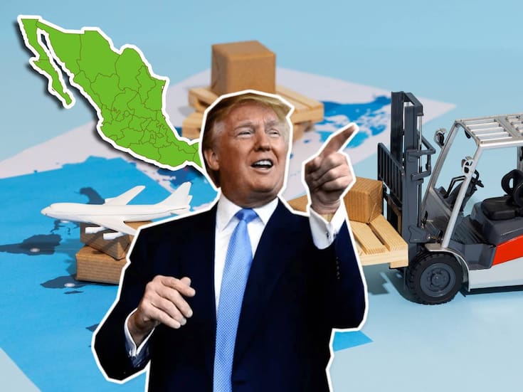 Mientras Donald Trump aplica aranceles y las tensiones comerciales aumentan, exportaciones mexicanas rompen récord en 2025