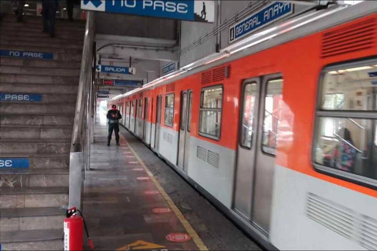 Usuario del Metro se arroja a las vías en estación General Anaya de Coyoacán en CDMX