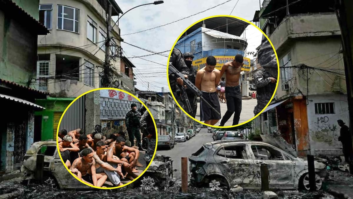 Río de Janeiro: redada histórica deja al menos 64 sospechosos abatidos y 81 detenidos