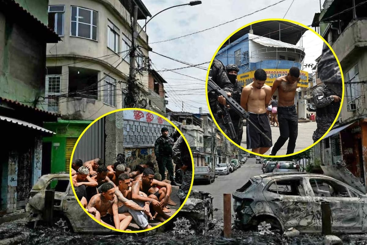 Río de Janeiro: redada histórica deja al menos 64 sospechosos abatidos y 81 detenidos