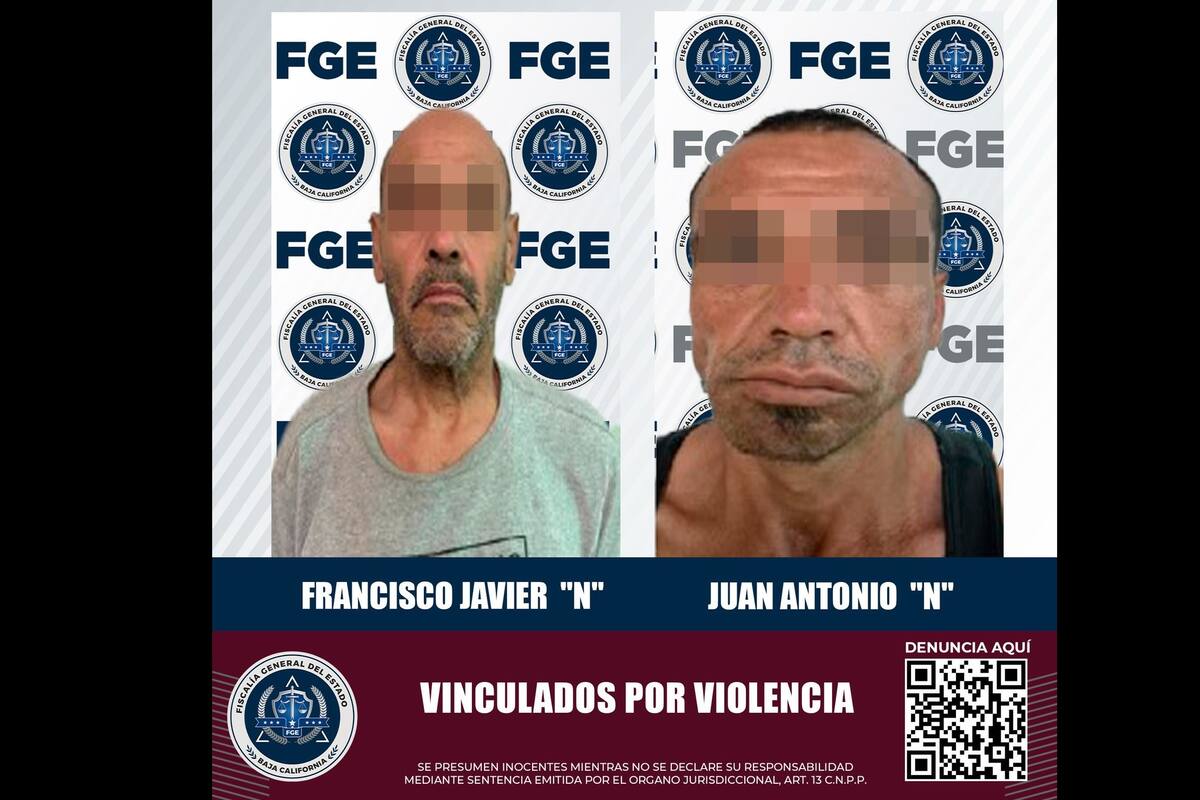 Procesan a dos hombres por violencia familiar en distintos sectores de Mexicali