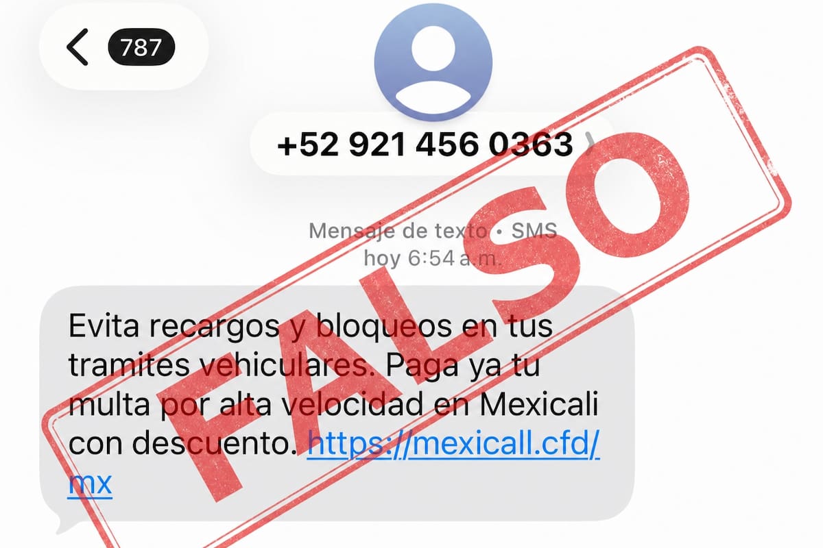 Alertan autoridades intento de fraude con mensajes falsos sobre pago de multas de tránsito en Mexicali
