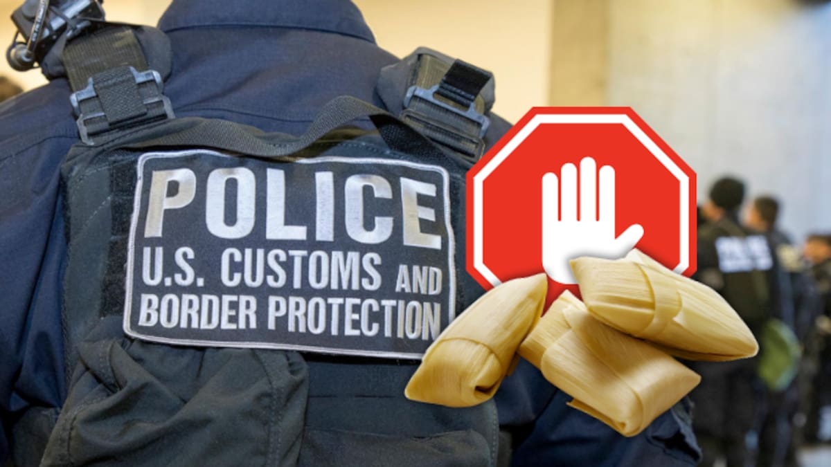 Advierten autoridades fronterizas de Estados Unidos: Estrictamente prohibido ingresar tamales de cerdo; ¿Por qué está prohibido llevar este alimento a EEUU?