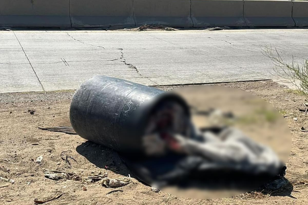 Abandonan cuerpo dentro de tambo sobre Corredor 2000