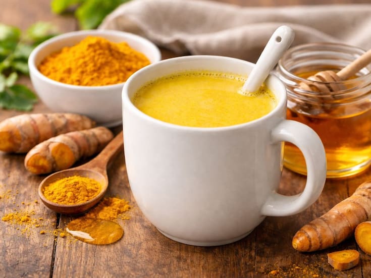 Cómo fortalecer el sistema inmune con cúrcuma y miel en leche