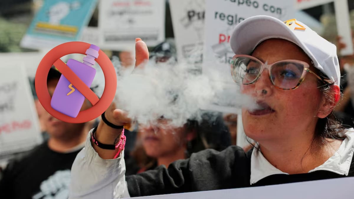 México endurece castigo contra vapeadores: Senado aprueba penas de hasta ocho años de cárcel y multas millonarias por su venta