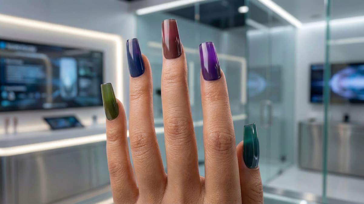 Presentan en CES 2026 uñas inteligentes que cambian color en cinco segundos: así es la tecnología que convierte la manicura en un dispositivo digital con más de 400 tonos