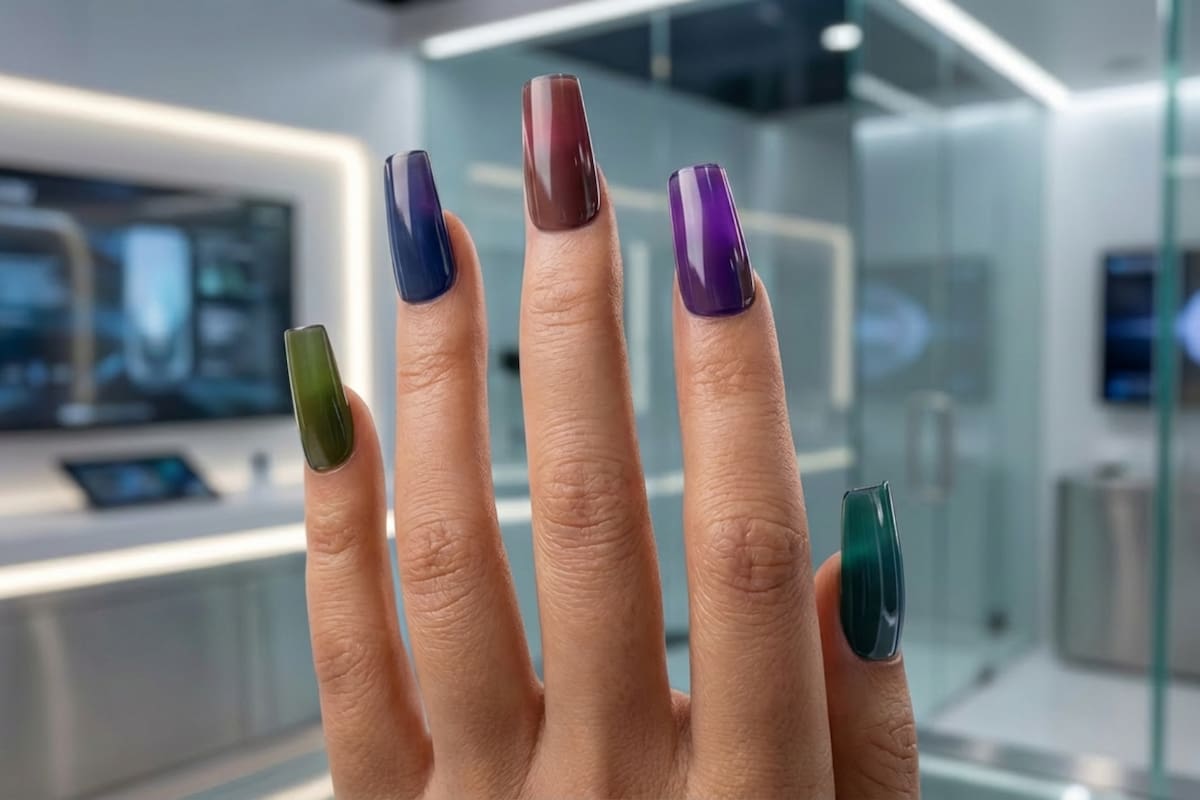 Presentan en CES 2026 uñas inteligentes que cambian color en cinco segundos: así es la tecnología que convierte la manicura en un dispositivo digital con más de 400 tonos