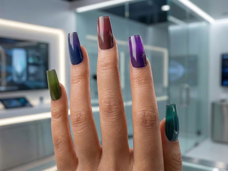 Presentan en CES 2026 uñas inteligentes que cambian color en cinco segundos: así es la tecnología que convierte la manicura en un dispositivo digital con más de 400 tonos
