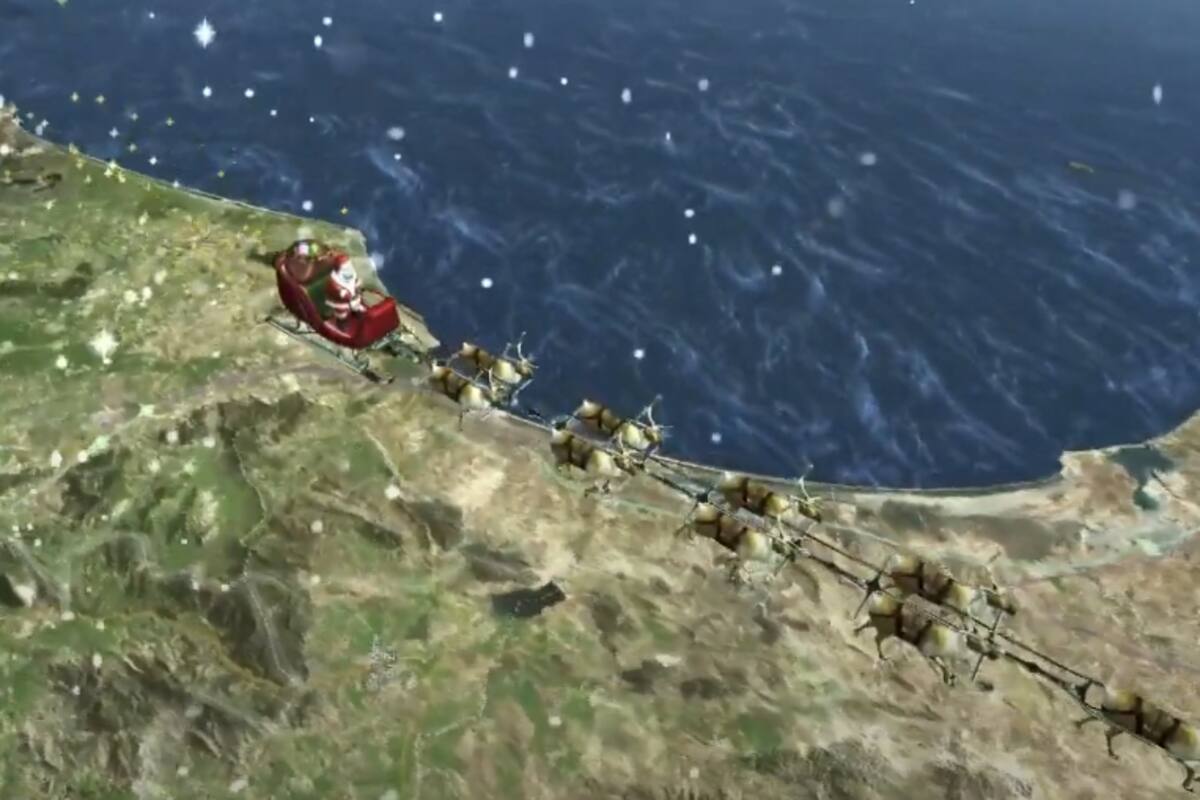 ¿Dónde está Santa Claus? Rastreador muestra su viaje por el mundo