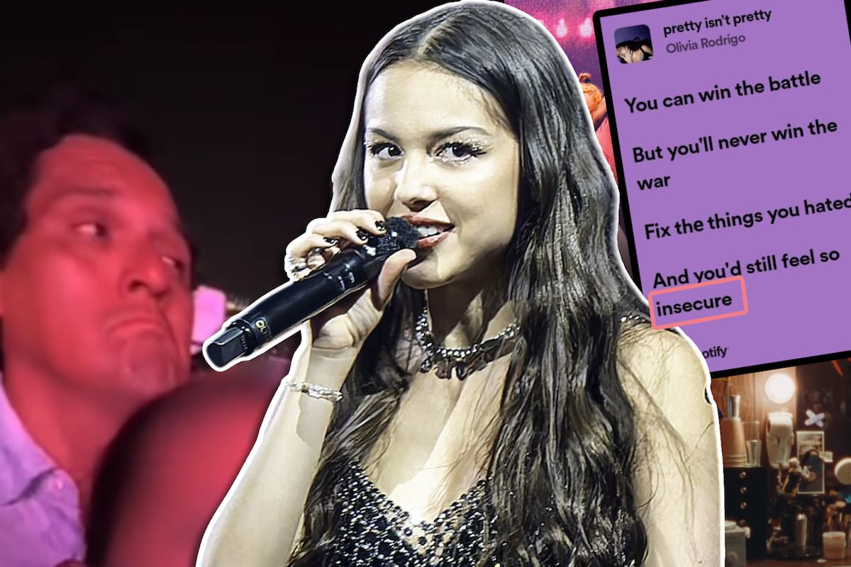 Papá que fue captado llorando durante emotiva canción de Olivia Rodrigo explica su experiencia; “me vi reflejado”