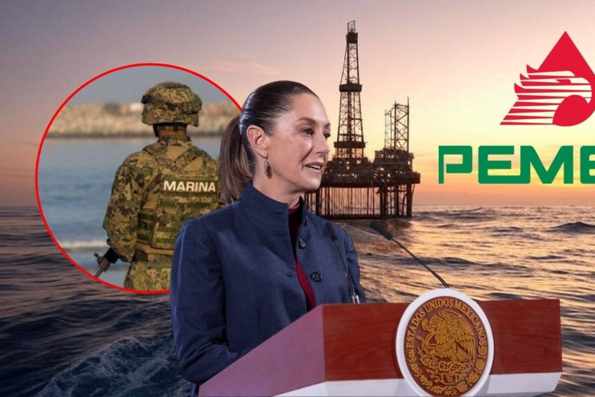 Marina reforzará la seguridad de Pemex tras asalto de plataforma petrolera en Campeche, dice Sheinbaum