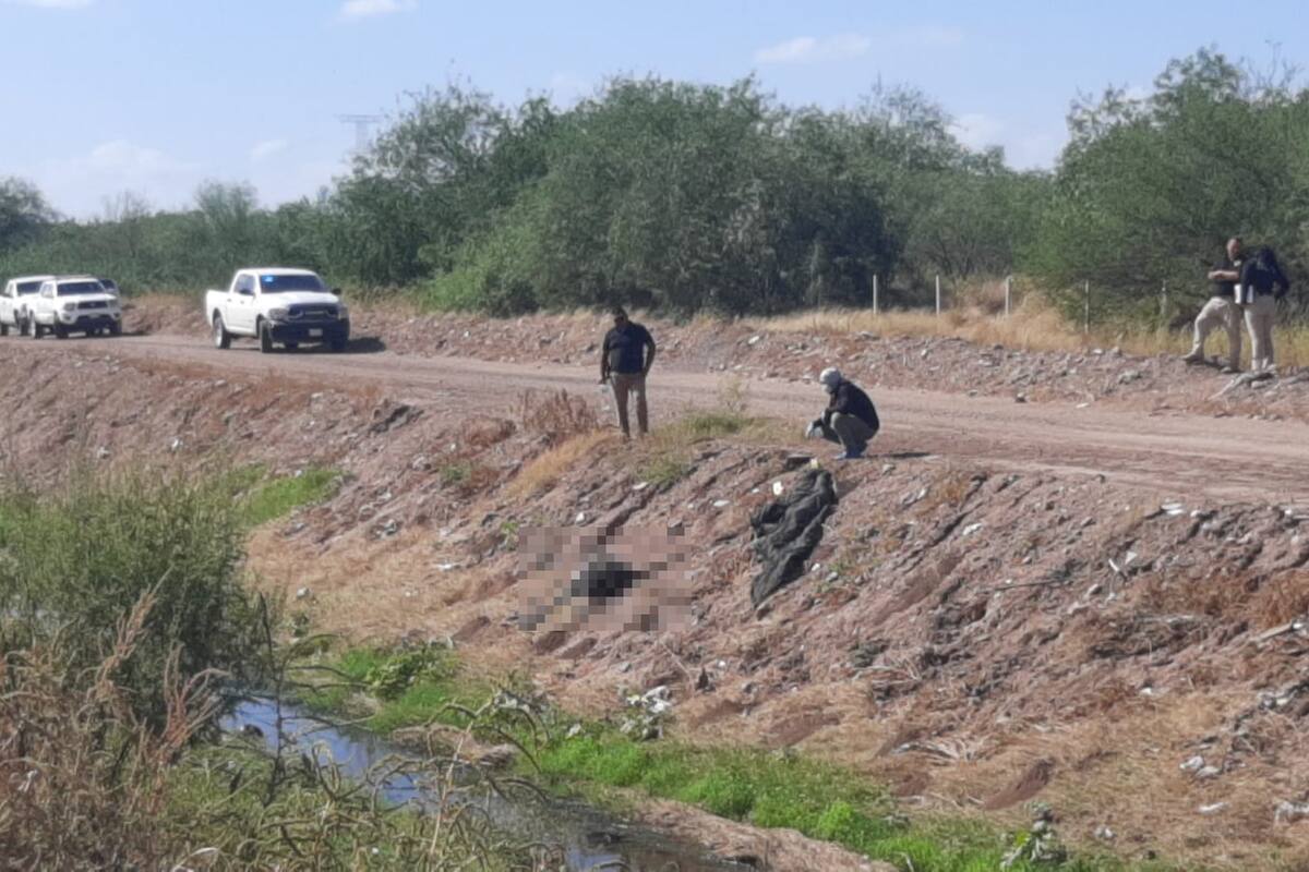 Localizan cuerpo sin vida dentro de un dren en Ciudad Obregón