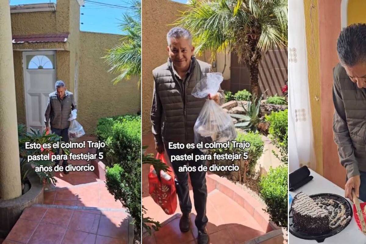 VIRAL: Hombre celebra 5 años de soltería compartiendo pastel con su ex