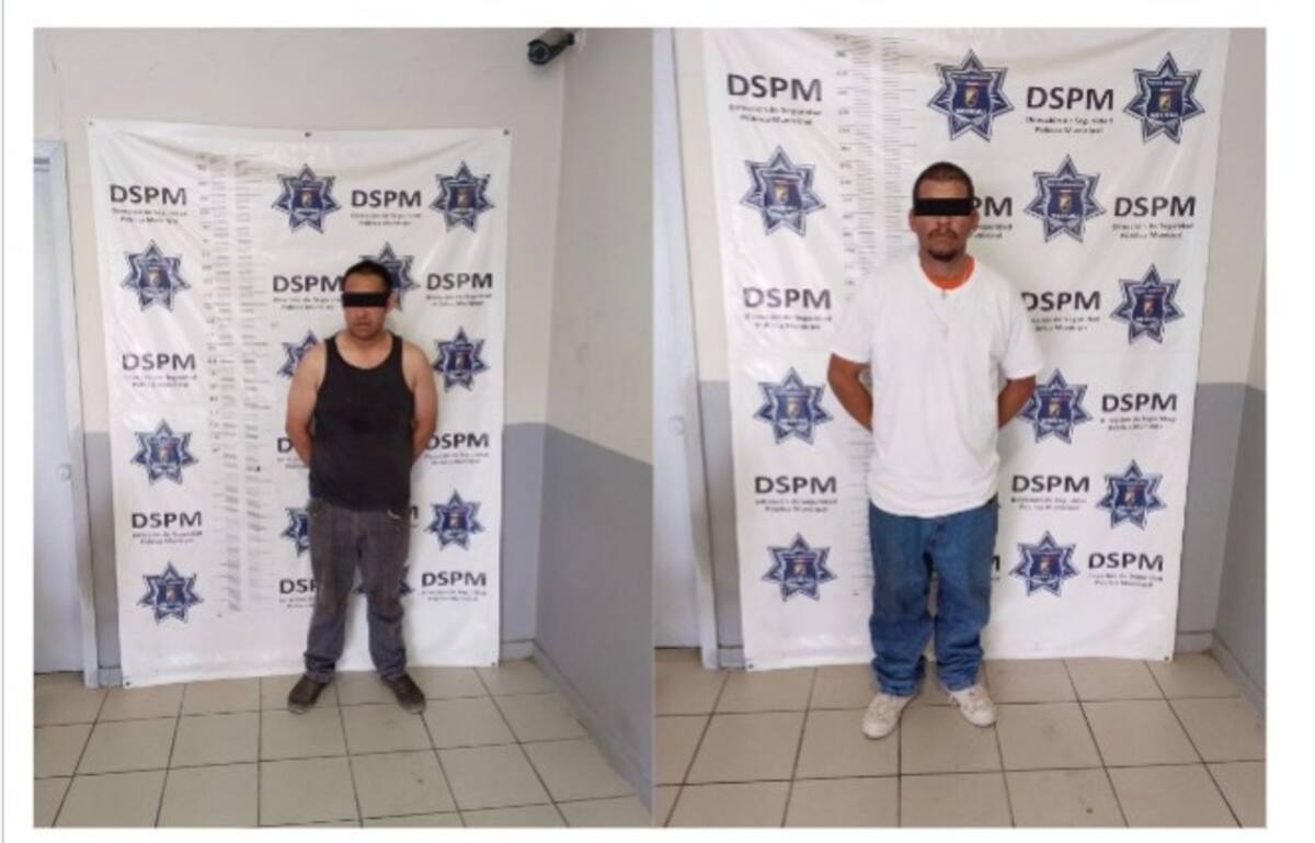 Avelino “N”, de 29 años, y Juan “N”, de 39 años, quienes fueron encontrados en posesión de armas prohibidas fueron detenidos l Foto: Cortesía