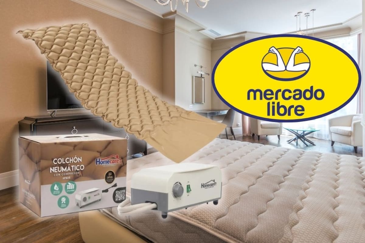 El colchón antiescaras Homecare HF605 baja su precio a 581 pesos y tiene envío gratis en Mercado Libre