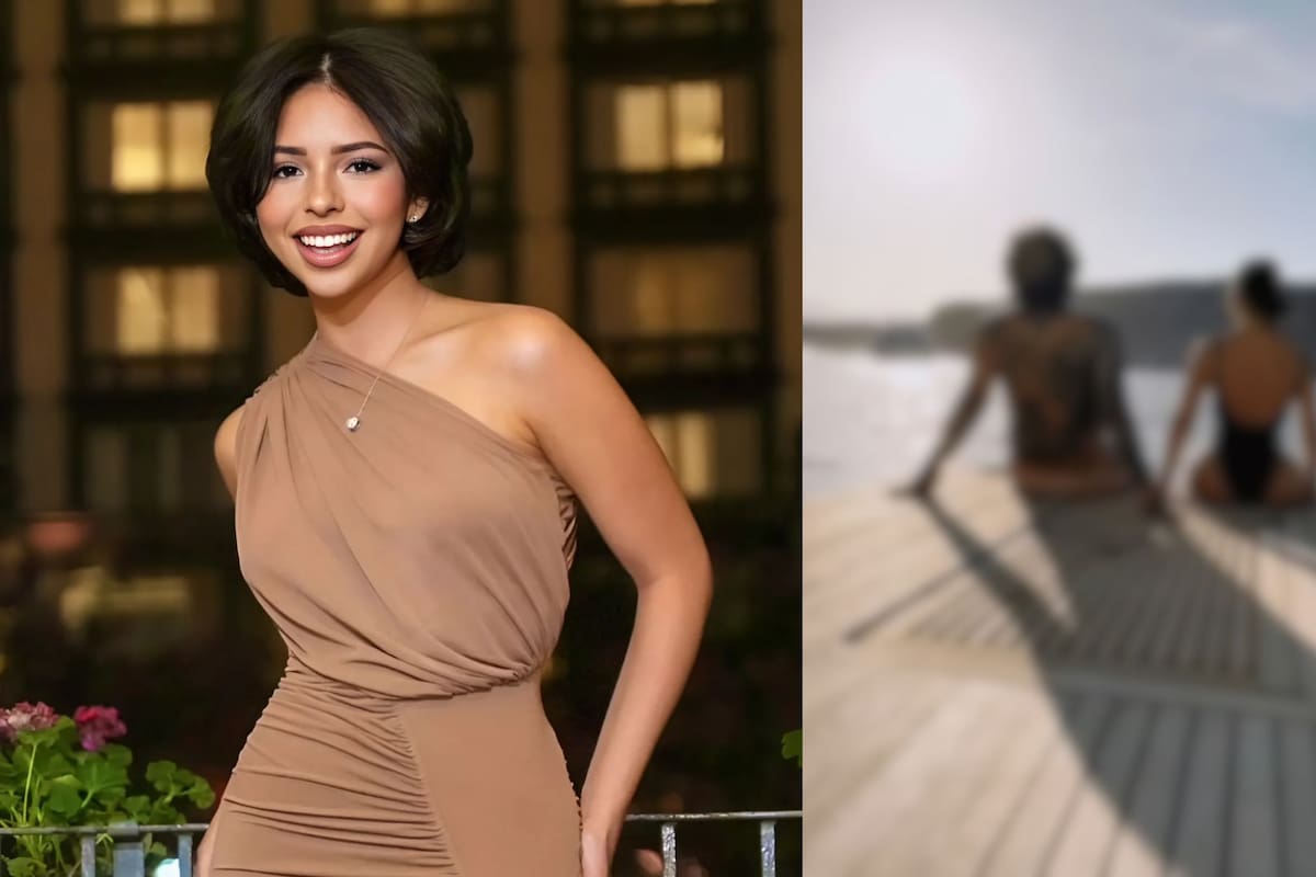 Acusan a Ángela Aguilar de usar Photoshop en fotos junto a Christian Nodal