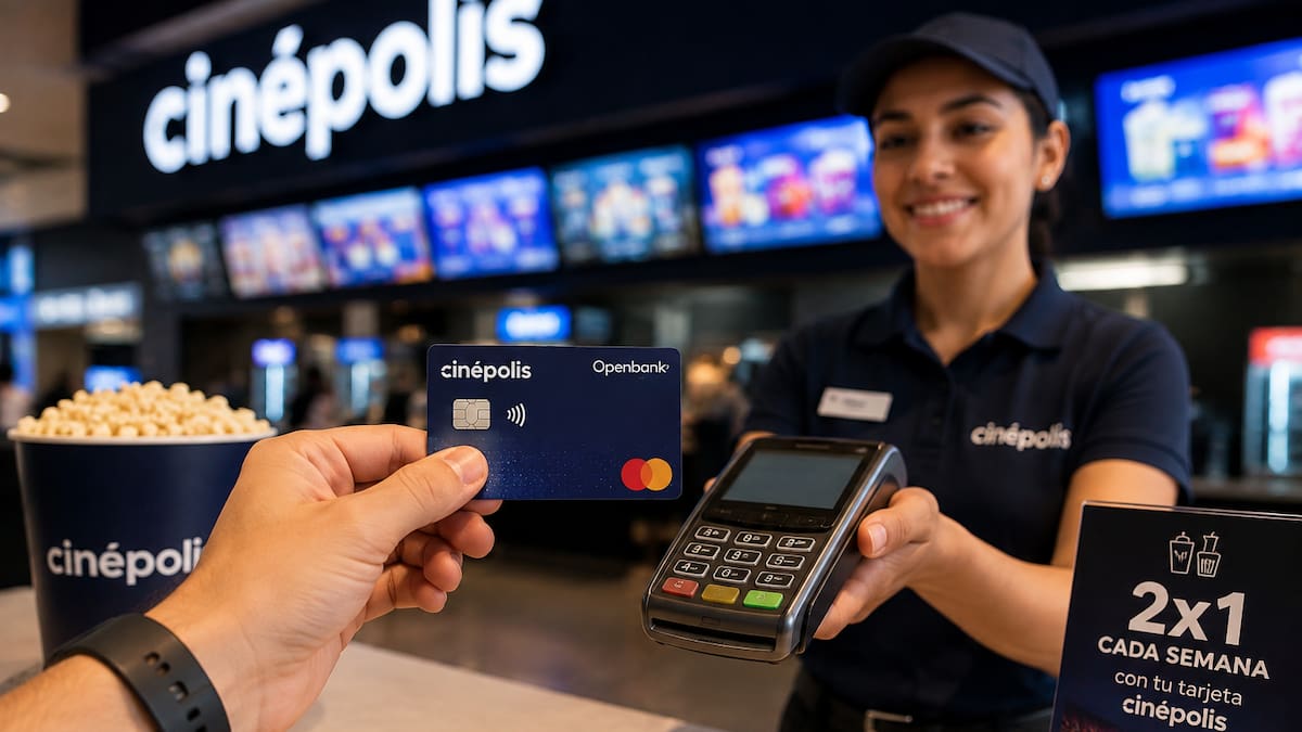 Cinépolis lanzó su propia tarjeta de crédito con Openbank, sin anualidad y con varias promociones que te interesará conocer