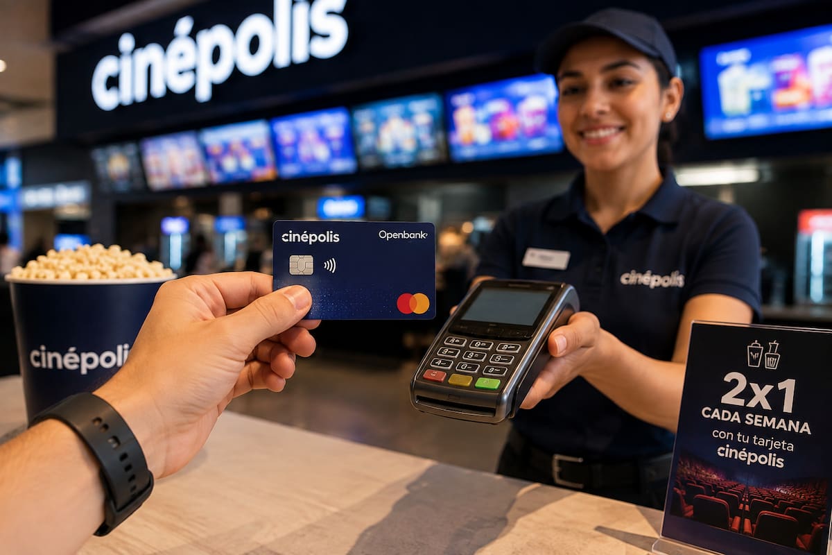 Cinépolis lanzó su propia tarjeta de crédito con Openbank, sin anualidad y con varias promociones que te interesará conocer