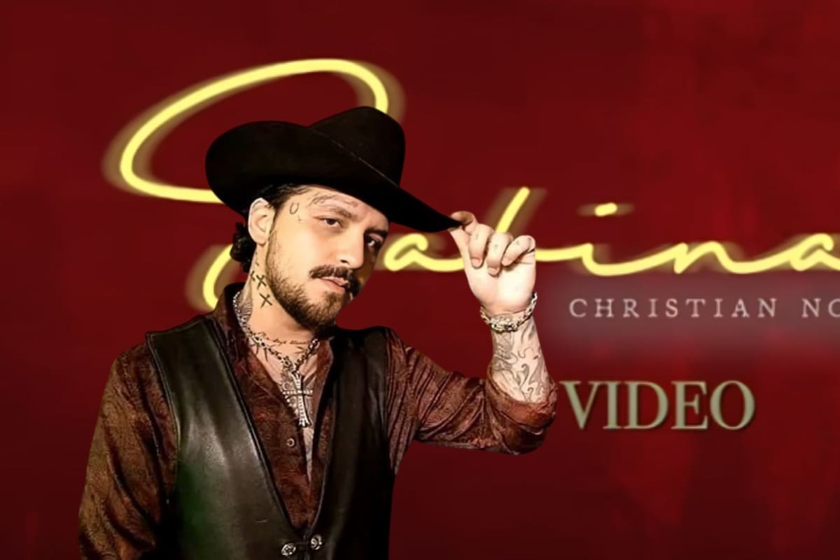 Christian Nodal lanza “Sabina” el mismo día de su aniversario con Ángela Aguilar