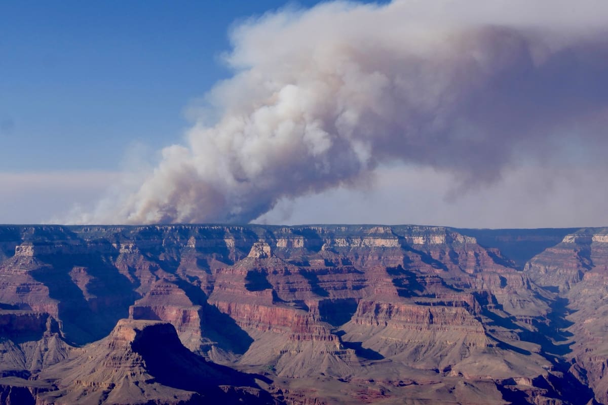 Incendio devasta zona norte del Gran Cañón: destruye más de 2,300 hectáreas del parque nacional