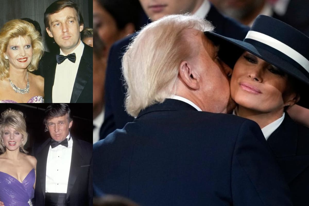Estas son las 3 esposas que ha tenido Donald Trump