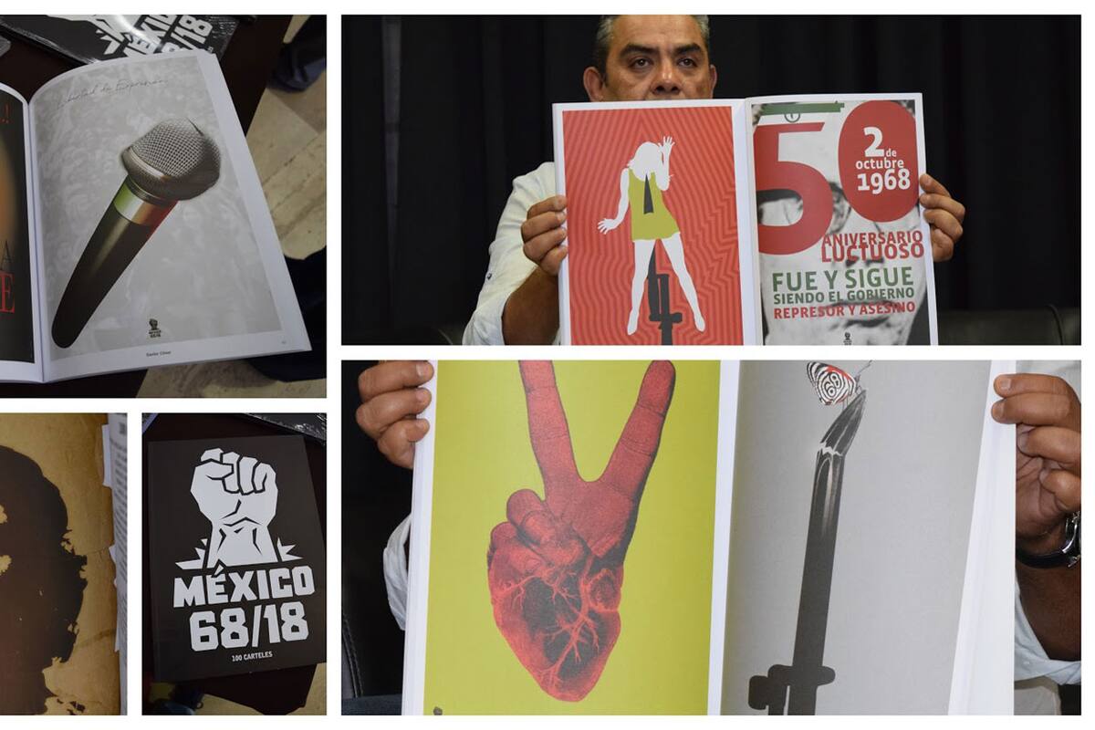 México 68/18. 100 carteles fue presentado en el Cecut en la 37 FLT
