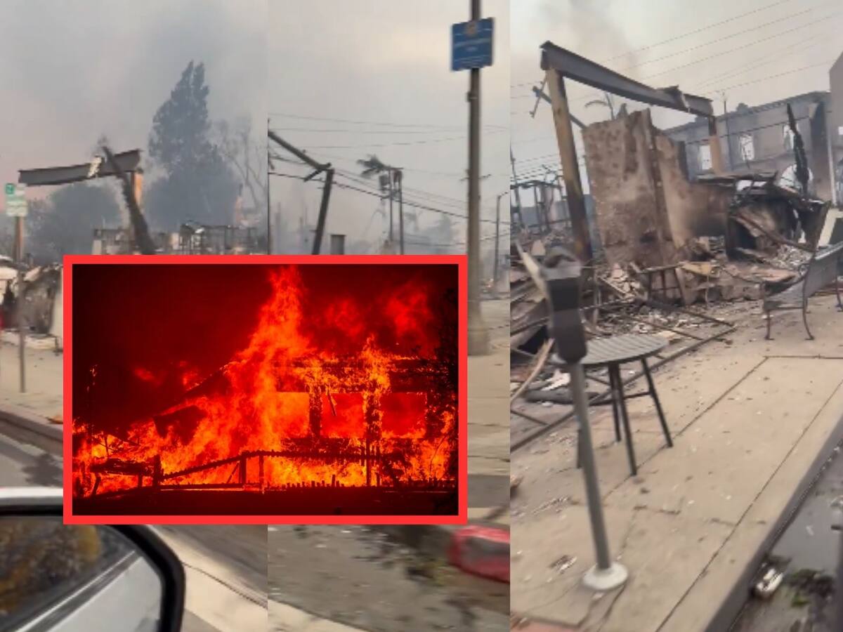 Incendio en Los Ángeles, California: Así luce Pacific Palisades tras incendio. | Crédito: Video X @JonVigliotti